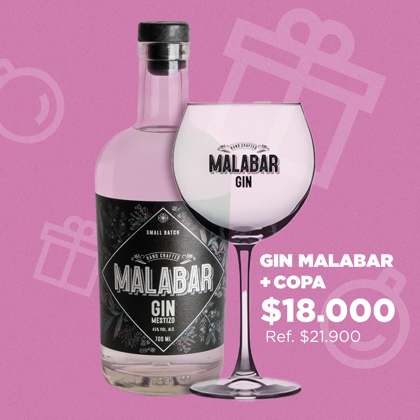 Promo Gin Malabar + Copa Malabar