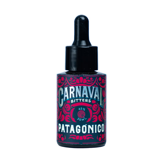 Carnaval Bitters Patagónico: bitter frutal con berries patagónicos, nalca y palo dulce