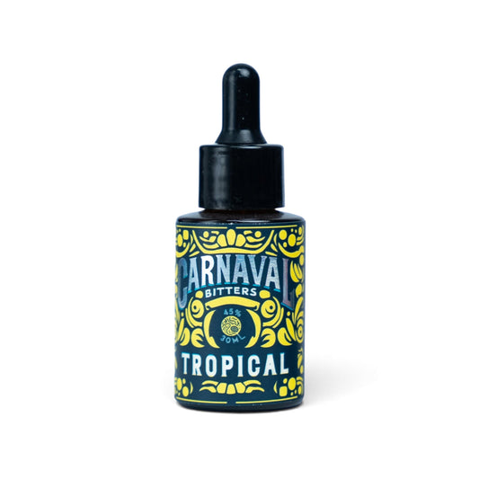 Carnaval Bitters Tropical 30 ml: bíter aromático cítrico y frutal con botánicos tropicales