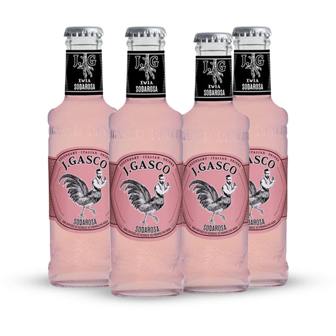Soda Rosa J.Gasco - Pack 4 bot. 200ml